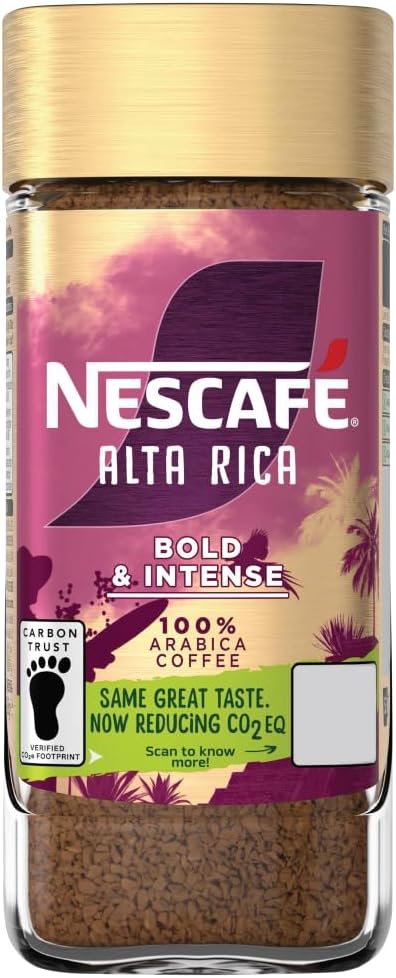 Nescafe Gold Blend Alta Rica Coffee, 3.35 Oz 95 Gram, Powder