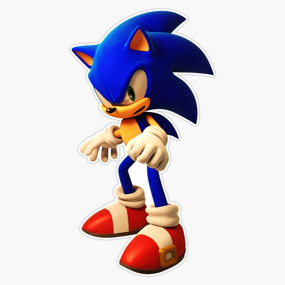 Speed Sonicc Series 10 Sticker Vinyl Waterproof Sticker Decal Car Laptop Wall Window Bumper Sticker 5"