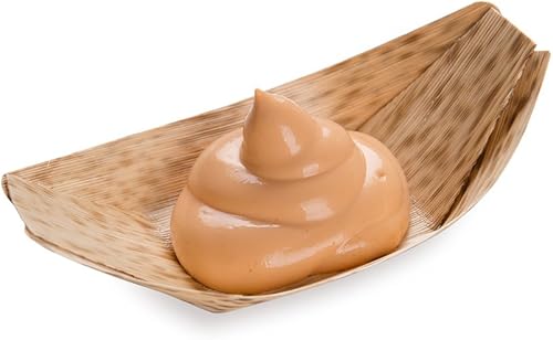 Miniatura 7 de Restaurantware Vajilla desechable de bambú, 200 barcos de bambú compostables - Biodegradable, redondo, platos de bambú biodegradables de bambú