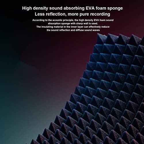 Microphone Isolation Shield, Recording Microphone Isolation Shield Folable Mic Shield Microphone Sound Insulation Shield - Image 4