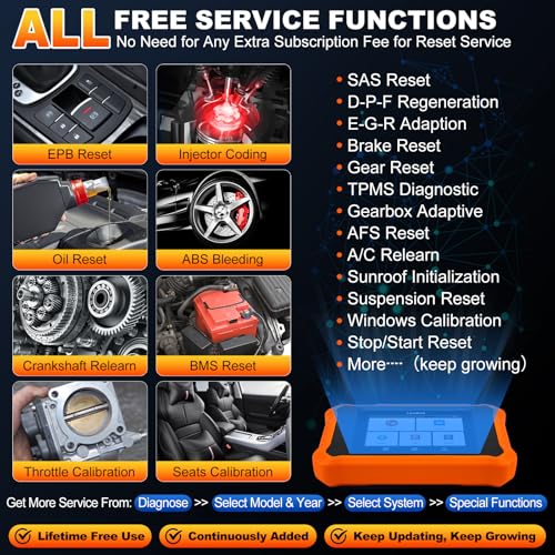 image for 2024 LAUNCH Creader Elite V2.0 for Honda Acura OBD2 Scanner, Full Syst