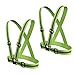 Produktbild Reflektierende Warnweste - SODIAL(R)Reflektierende Warnweste Sicherheitsweste Safety Visibility Weste Cross Belt reflektierender Schultergurt Reflektierende Laufweste Guertel Schaerpe Harness Band fuer Running, Jogging, Motorradfahrer, Radfahrer, Rennsport, gruen