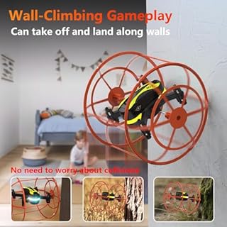 Morlyrctooy M17 Quadricottero RC per Principianti Mini Drone con Copertura Protettiva Modalità Terra-Aria Droni Indoor and Outdoor Capovolgimento 3D Modalità senza Testa Operazione con Un Tasto Regalo