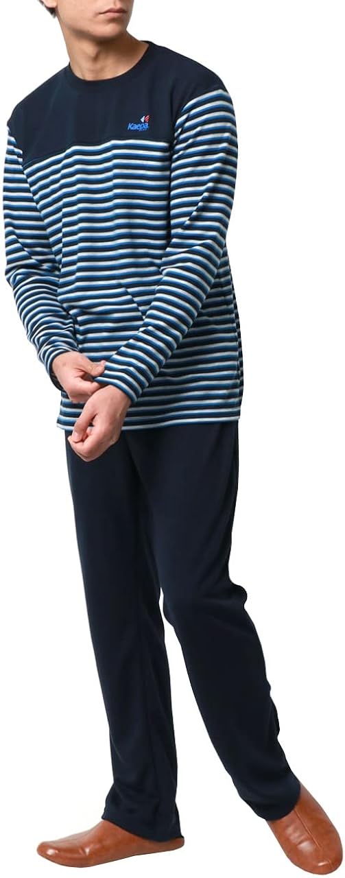 ケイパ パジャマ メンズ 寝巻き 長袖 ボーダー 上下 セットアップ ルームウェア ブランド買うならブランドオフ