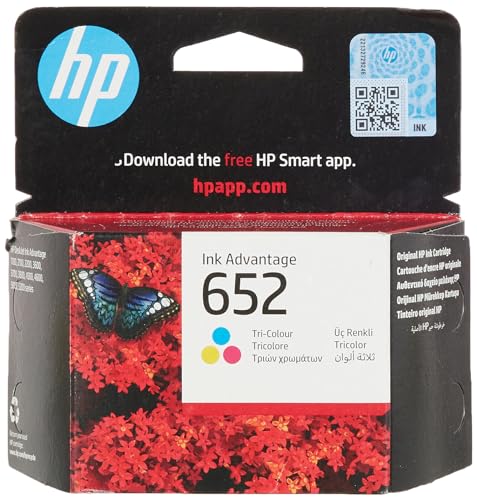 HP|HP 652 Tri-Color Original Ink Cartridge|Cyan-Magenta-Yellow|200 pages|HP DeskJet Ink Advantage 3775 3788 3789 3790 3835 4535 5075|F6V24AE.