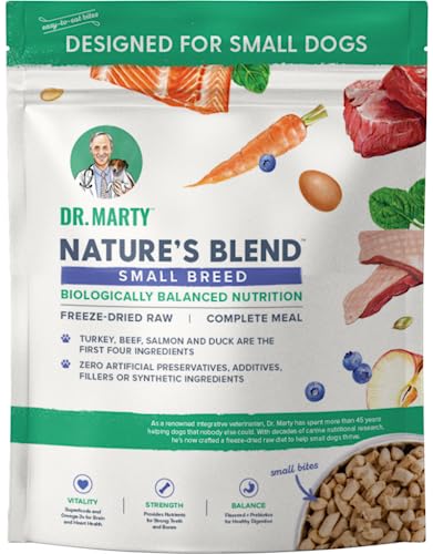 Dr. Marty Nature's Blend Adult Small Breed Freeze-Dried Raw Dog Food, 16 oz
