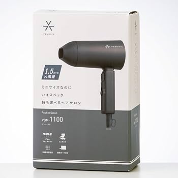 Amazon | VENUSiS ヴィナシス マイナスイオンミニドライヤー VDM