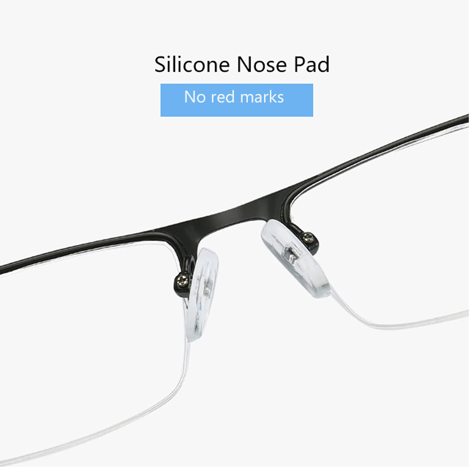 DZQUY Receta de Negocios Gafas Retro Gafas de Lectura aleación de Titanio no esféricas de Capa Lentes recubiertas adecuadas para Uso frecuente del Ordenador Tablet TV,3 Pack Mixed Color,+2.00