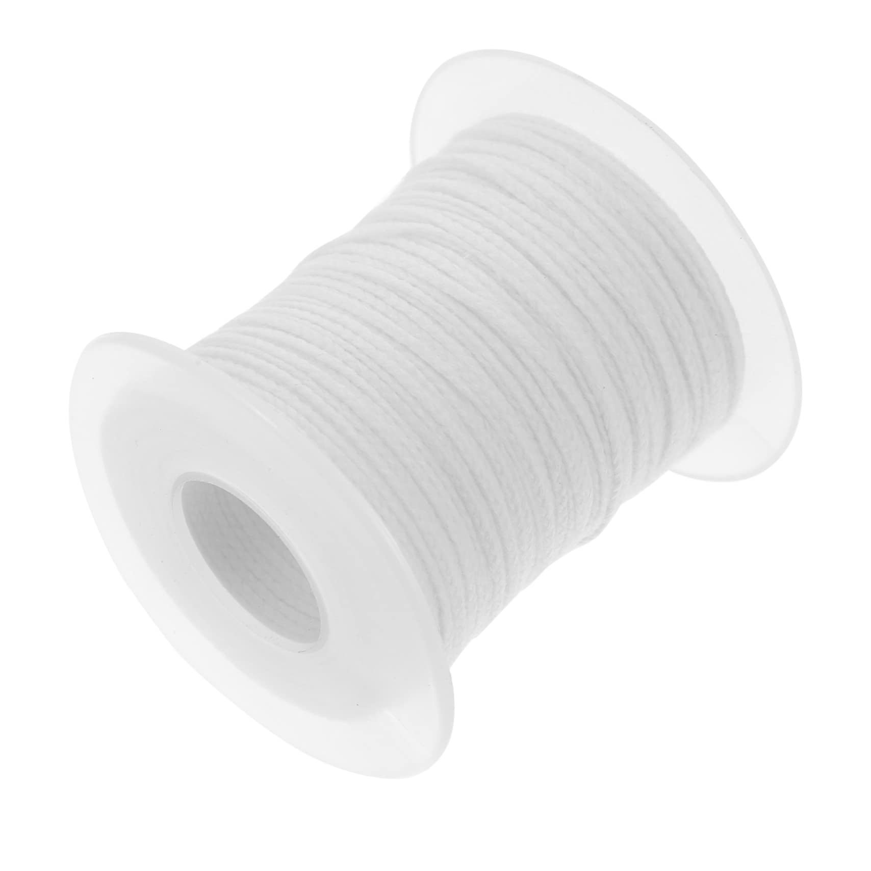 DIYEAH 1Roll Braided Candle Wicks Spool Feet Wick for Candle Making for Pillars Tapers Low Smoke Easy to Use