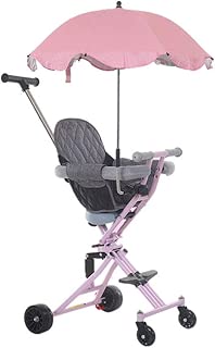 Baby Stroller, Babys Trolley Lightweight Folding Travel Cart Rollover Prevention Carriage Children'S Tricycle 2-3-6 Year Old Stroller