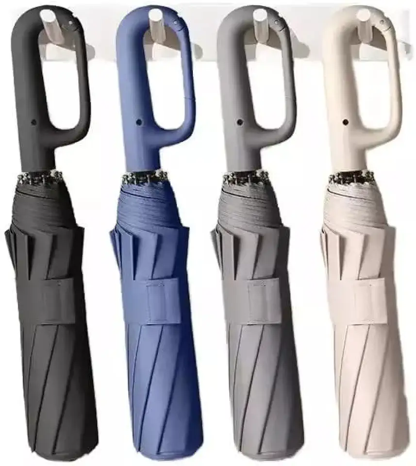 Novo Guarda Chuva Automático Alta Resistência a Chuvas e Vento Forte Com Proteção UV (M55)