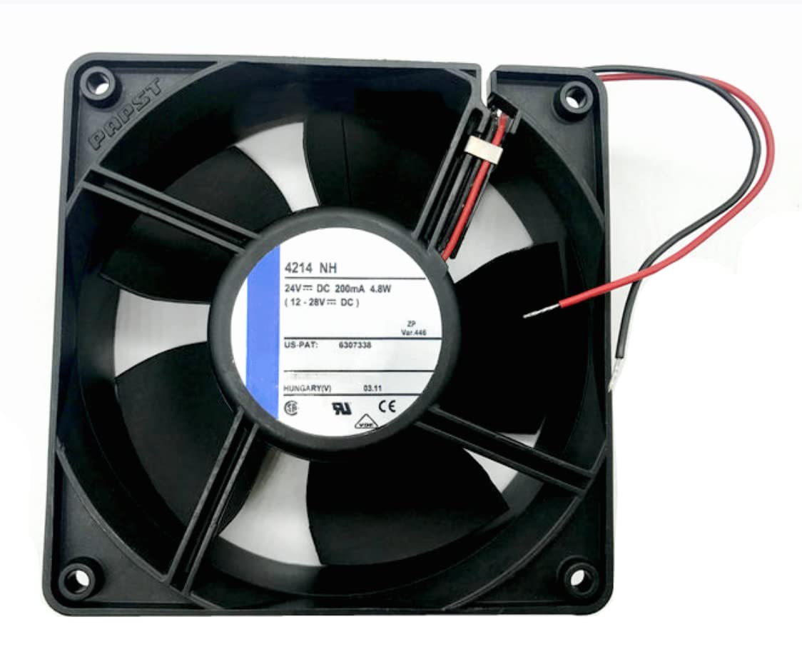 4214 NH 24VDC 200mA 4.8W 2-Wire 120X120X38mm Cooling Fan 12038mm 4214NH