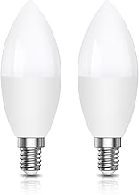 Klarlight LED Light Bulb with Twilight Sensor 5W E14 450lm Auto Ignition Bulb for Indoor Outdoor Yard Porch Garage Garden Warm White 2700K Pack of 2