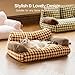 MEWOOFUN groß Katzenbett kleines Hundesofa Flauschig und waschbar Katzensofa Hundebett für Katzen, weich Katzenbett katzencouch mit Rutschfester Unterseite, Braun 66x48cm