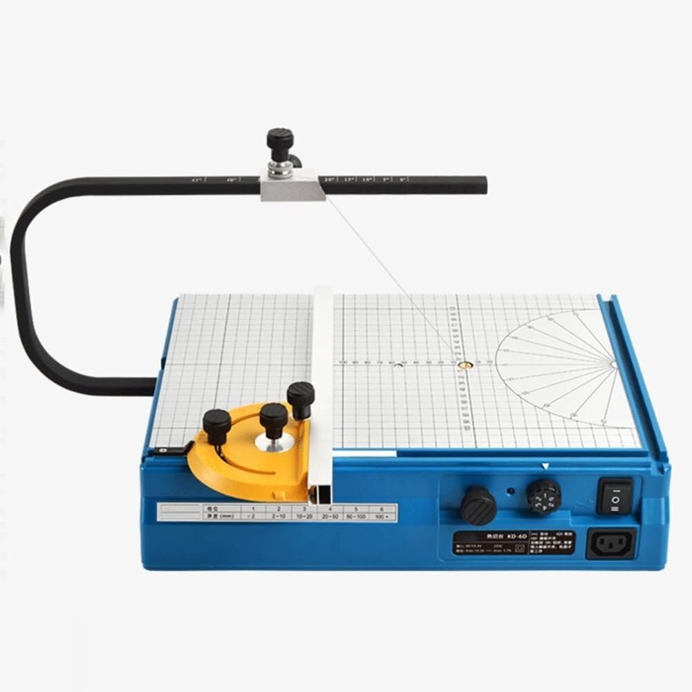 Table foam cutting machine, foam profile cutting table, 0-90° angle adjustment, used for cutting foam models