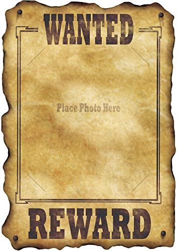 Beistle Gangster Wanted Sign Cutouts | Cuotas sin interés