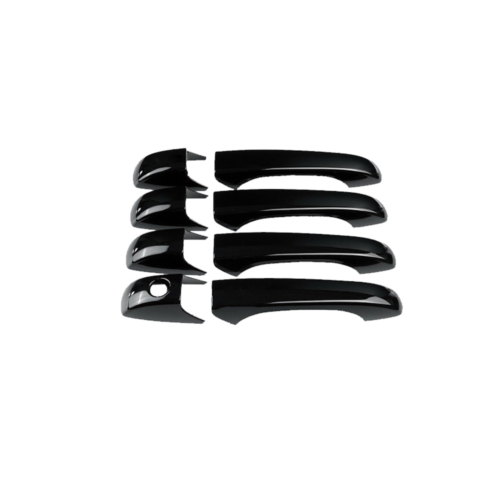 Zhauyorv Black Door Handle Covers Compatible With Jeep Patriot, 2007-2017, Russi
