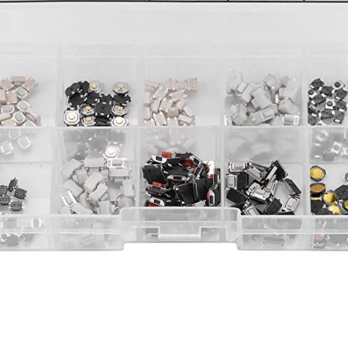 Hlyjoon 250Pcs Pulsante tattile Micro Switch