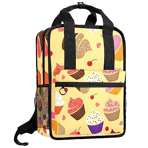 Sac à dos garçons bretelles réglables et cartable enfant cupcakes
