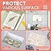 4 Rolls Clear Contact Paper, Plastic Book Covers 18 in x 4.5 ft, Contact Paper Peel and Stick, Clear Self Adhesive Protective Liner Papers Protector for Crafts Paperback Textbook Hard Covers Documents