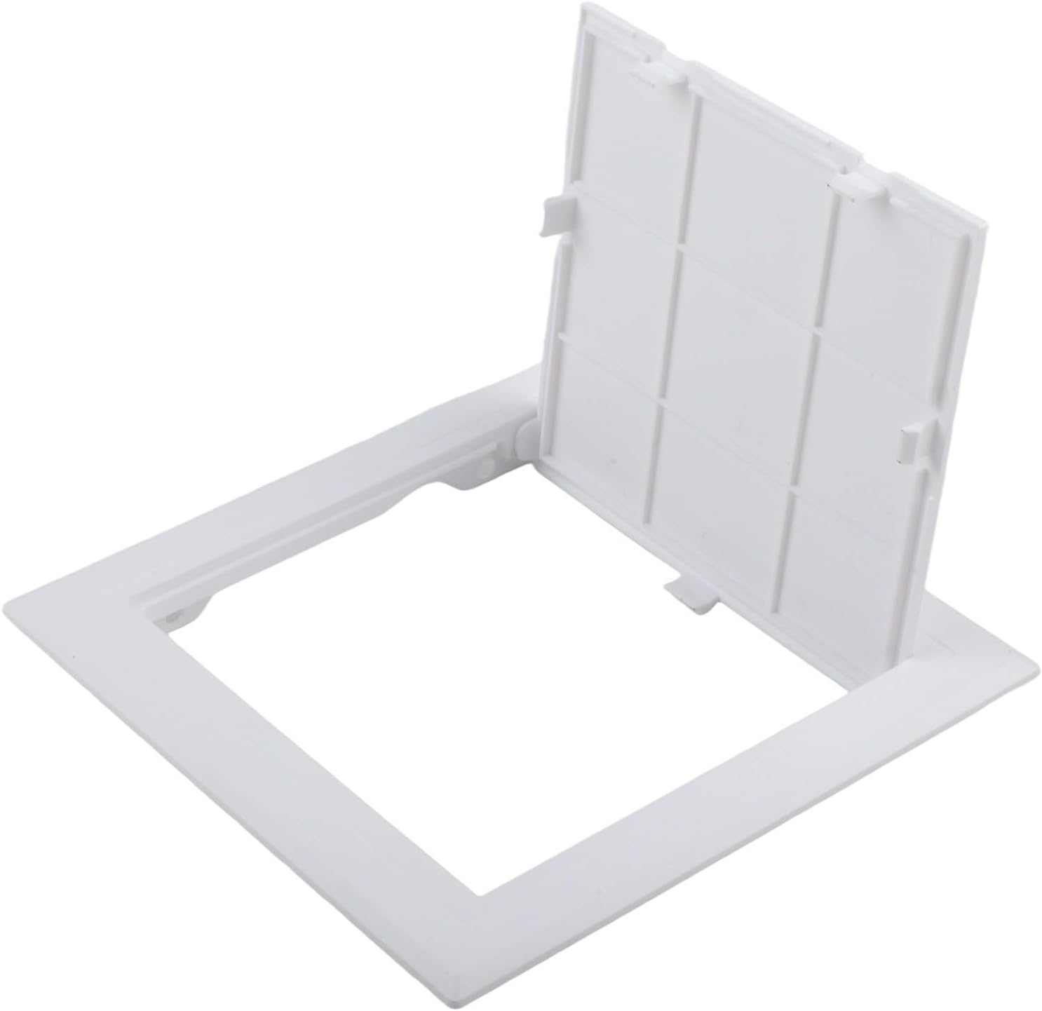 ABS Hinged Access Panel for Wall Plumbing and Electrical Systems – White Inspection Door Hatch Cover, 100 x 100 mm to 200 x 200 mm (Multiple)(160 * 160mm)