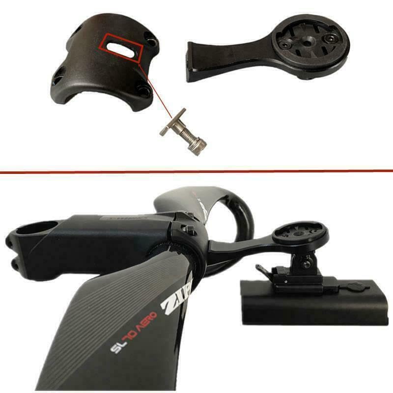 Supporto GPS Per Bici In Carbonio RXL SL – Estensione Manubrio Per Garmin – Nero Opaco/Lucido