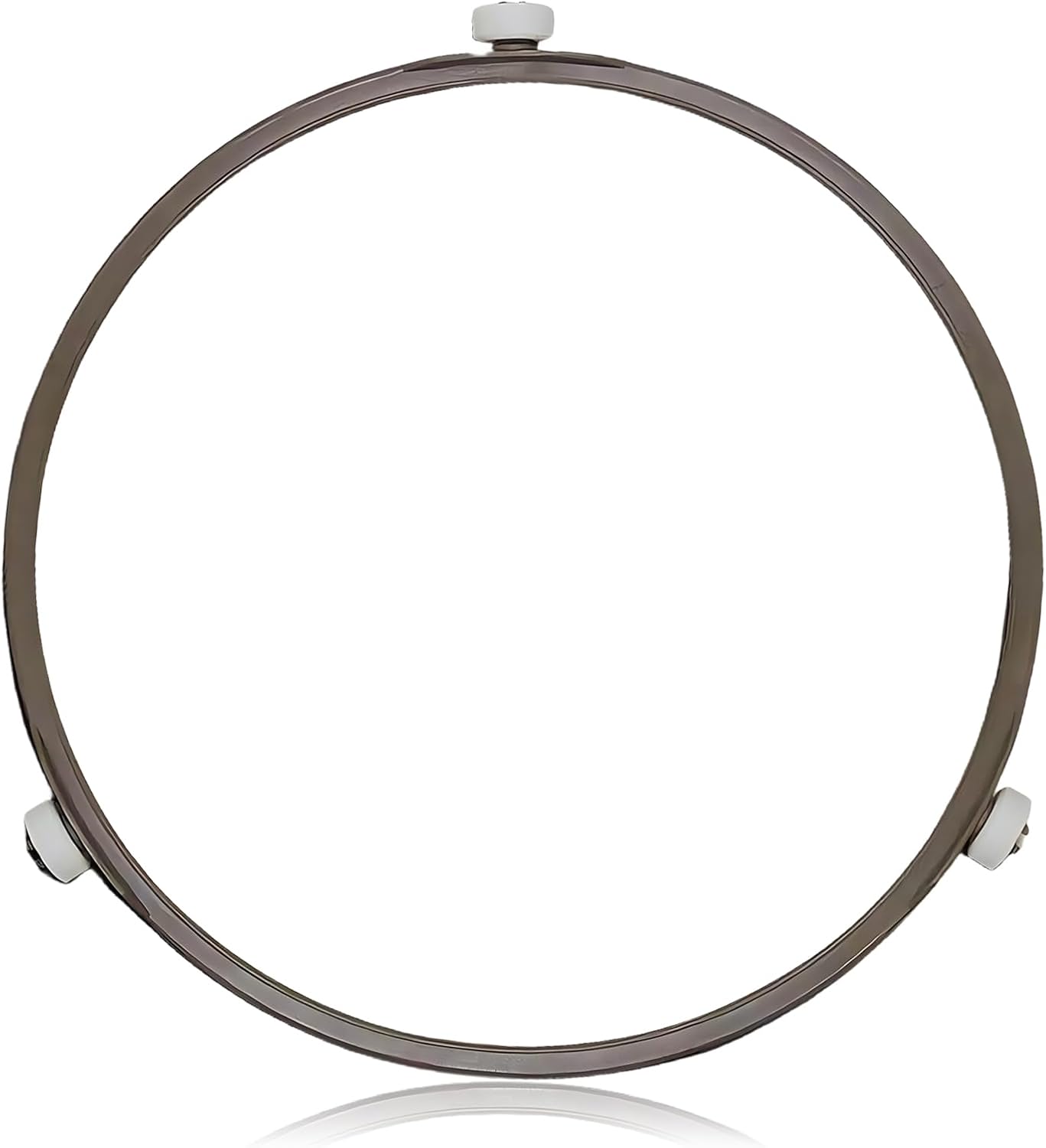 Microwave Turntable Ring Replacement 8.7-Inch Microwave Oven Spinner Replacement Parts with 3 Smooth Rollers Universal Fit for Most Microwaves