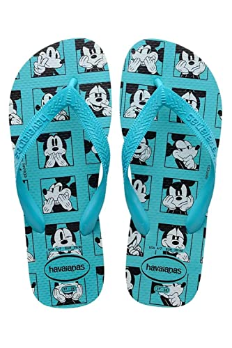 Chinelo Top Disney, Havaianas, Adulto Unissex, Azul Aço, 33/34