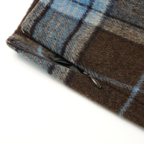 Image of IDEALSANXUN Womens High Waist Plaid Skirt Bodycon Pencil Wool Mini Skirts