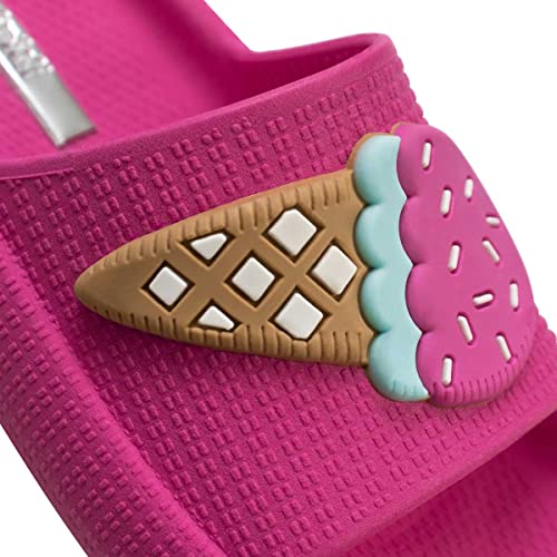 Chinelo Slide Nuvem Feminino Moda Infantil Sandalia 12.54 (27/28, Rosa Pink)