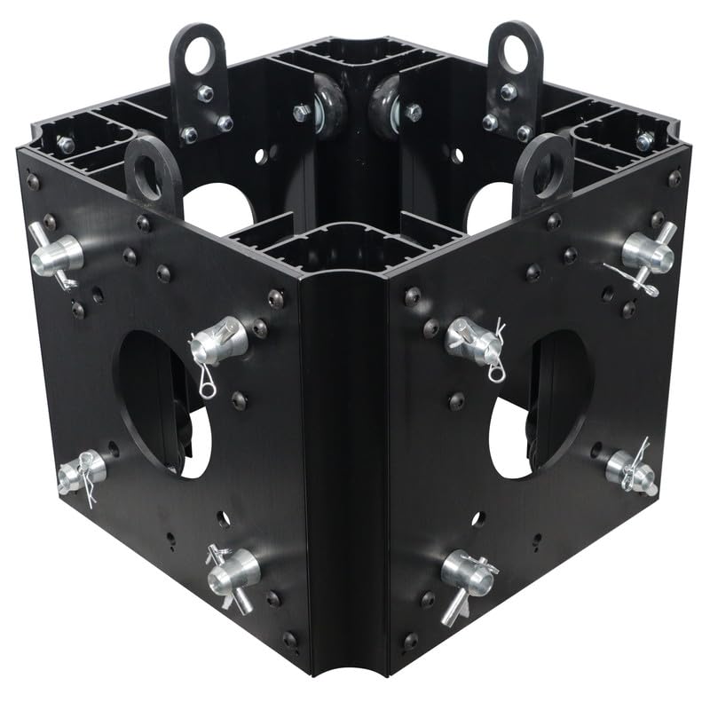 Prox XT-Block-BLK Ground Support Sleeve Block for F34 Truss Systems Black Finish