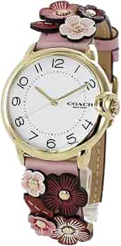 COACH　フラワー腕時計 COACH Watch(コーチウォッチ)」、春のモチーフ・花柄をあしらっ