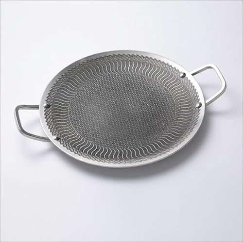 Aoran 14.8 Inch Stainless Steel Honeycomb Baking Pan, Non-Stick Grill