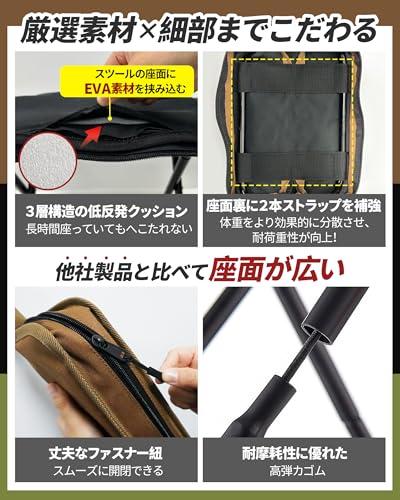 GOKEI 折りたたみ椅子 の商品画像 3