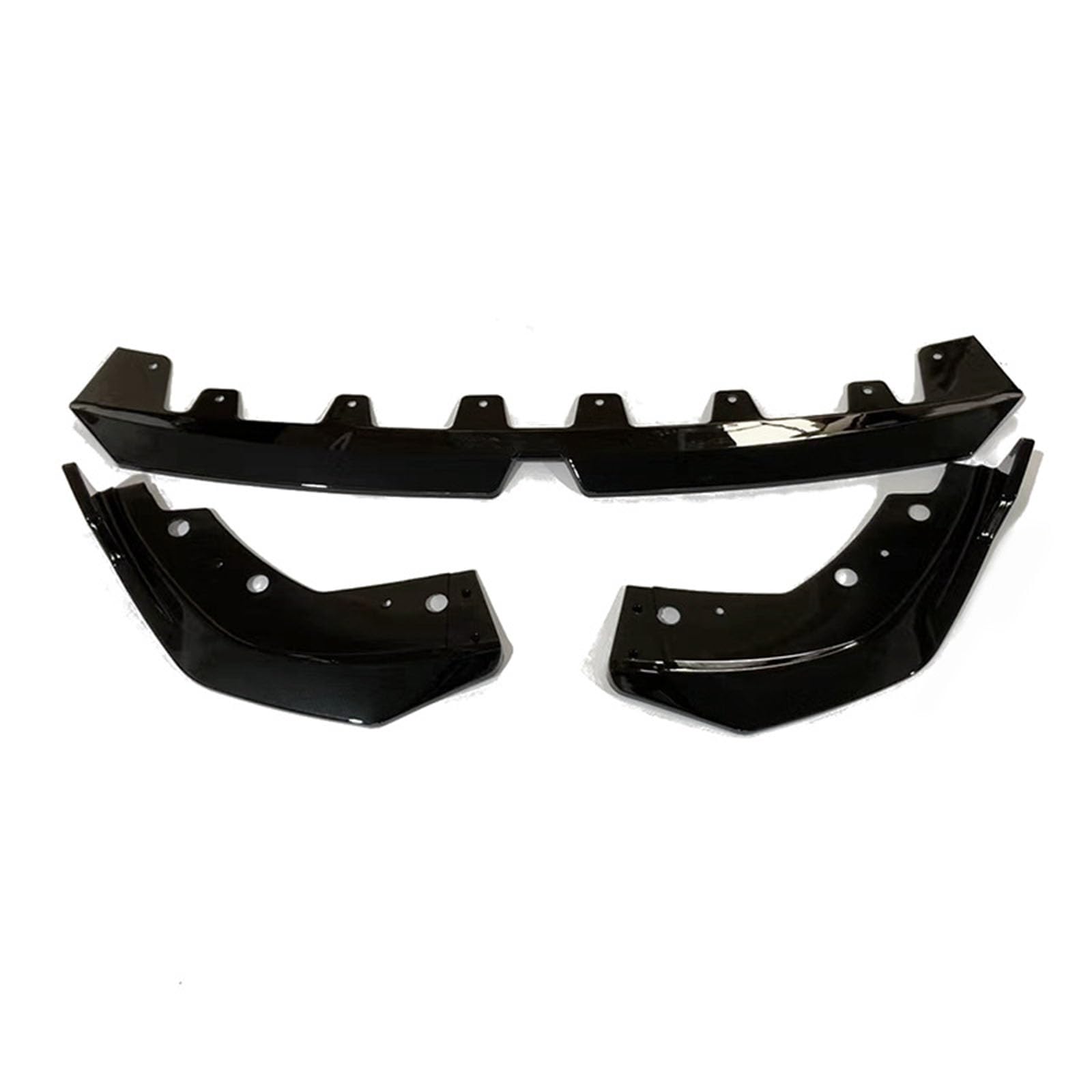ZXYHBHD Compatible with BMW 3 Series G20 G28 23-26，Segmented Front Lip Splitter, Sport Front Bumper Chin Spoiler Kit,Glossy Black