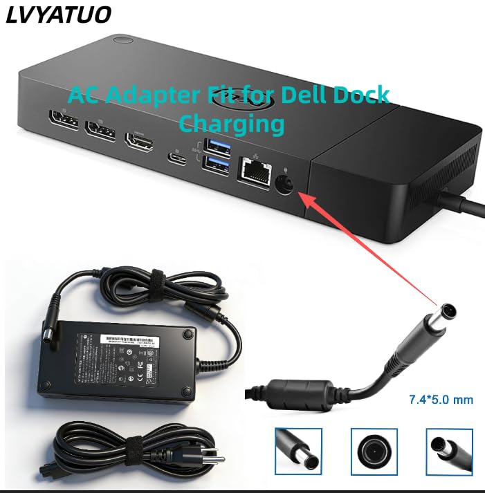 Dell WD19S 180W＋ACアダプター付 Amazon.com: T POWER 180W Ac Dc Adapter for ‎Dell WD19 WD19S