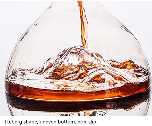 Decanter ICEBERG-decanter, rode wijnkaraf, loodvrije kristallen kist, rode wijnkaraf, wijnkaraf Wijnfles - Image 5