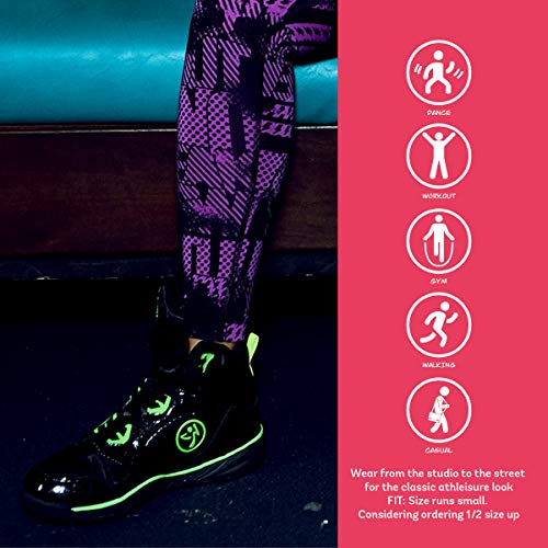 Zumba Footwear A1F00081-BLCK-8.5-Black-8.5 Regular US