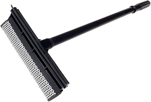 Limpiaparabrisas de vidrio de doble cara, herramienta de limpieza de ventana de mango largo, limpiador de vidrio desmontable en forma de T,