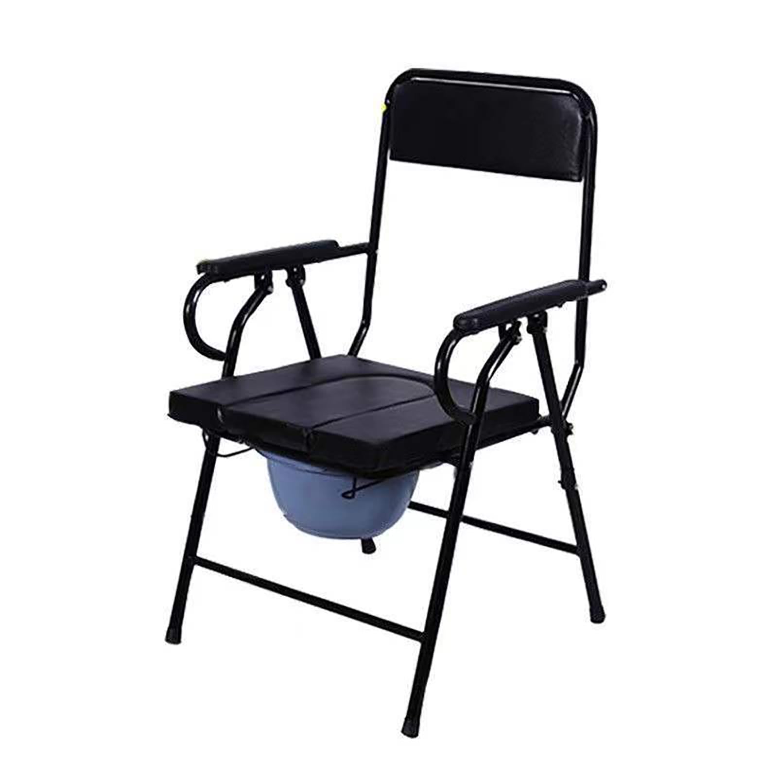 Chaise percée de chevet pliable pour faciliter la toilette des handicapés