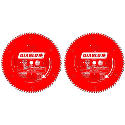 Image of Diablo Saw Blade - 10 inch Diameter, 80 TCG Teeth, 5 /8 inch Arbor - 2-Pack