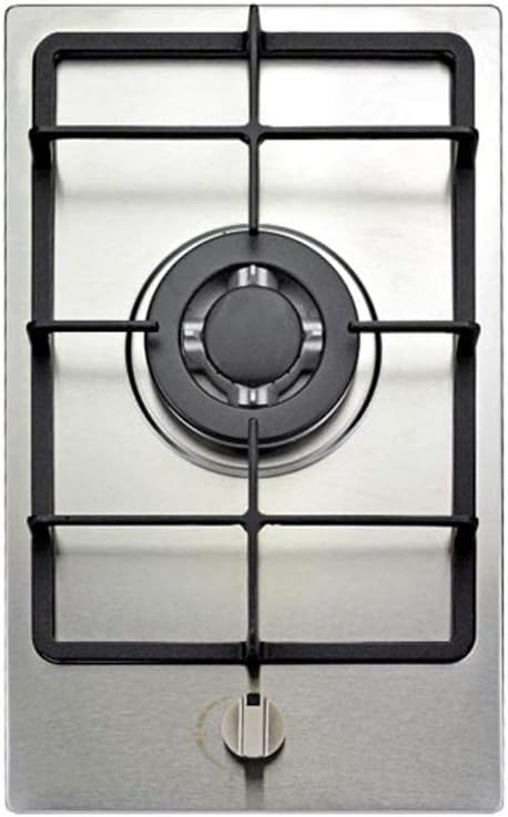 Gas Cooktop Home/Commercial Cooktop, Chef 20” 1/2 Burner Built-In, Stainless Steel Lpg Natural Gas Hob, Gas Stove Top (Natural Gas #2) (Natural Gas #1)