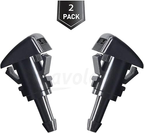 Miniatura 3 de Accesorio de repuesto para boquilla de lavado de parabrisas apto para KIA Motors RH LH, Hyundai Accent, Santa Fe, Sonata. OEM #: 98630-3J000. (2pcs)