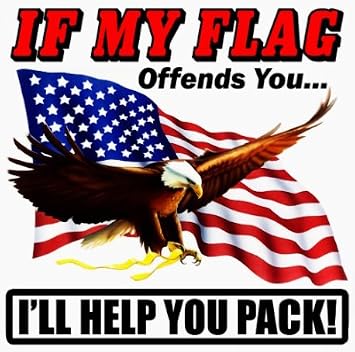 If My Flag Offends You Ill Help You Pack Decal 5"