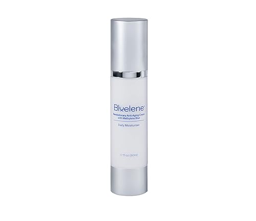 Bluelene Crema hidratante diaria antienvejecimiento, revolucionaria crema facial antiarrugas con azul de metileno (1.7 fl oz) (1.7 fl oz). Adecuado