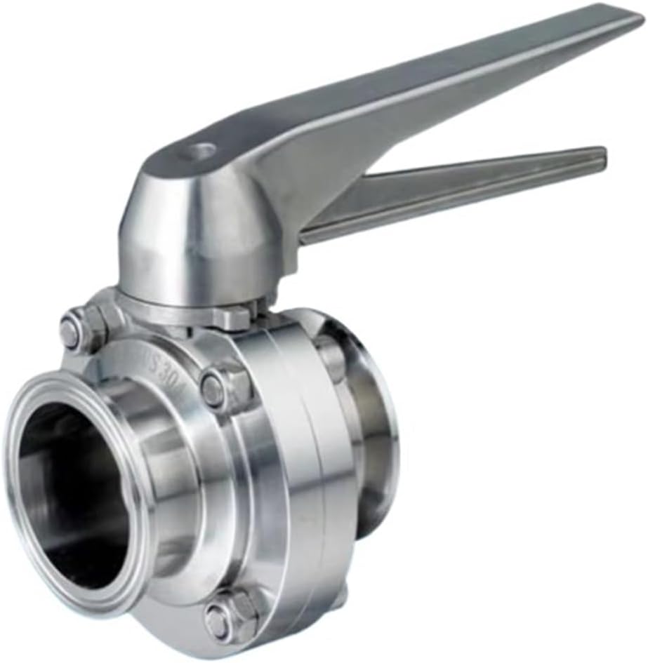 Stainless Steel Manual Clamp Butterfly Valve with Handle