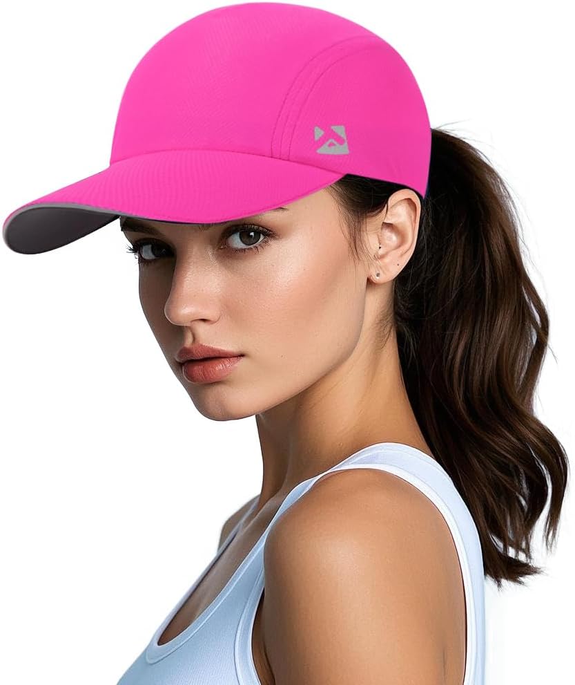 TOP-EX XL/XXL Ponytail Sun Baseball Cap for Women Cooling Running Hat Summer Breathable Hats UV Protection Packable