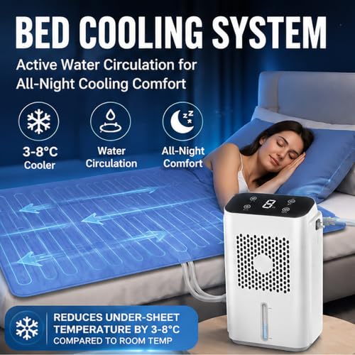 Aire acondicionado de cama y colchón de agua silencioso de 140x160 cm 3