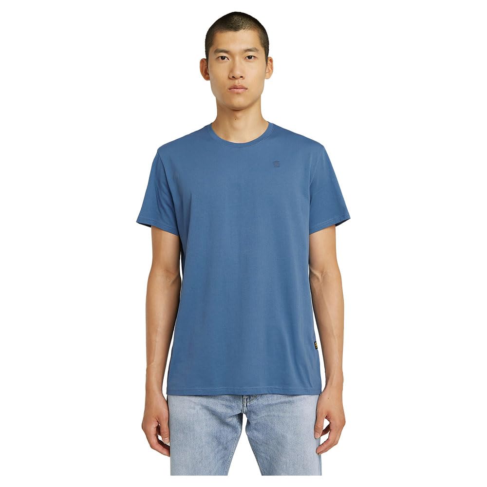 G-STAR RAW Men's Base-s T-Shirt, Dutch Blue D16411-336-g989, S