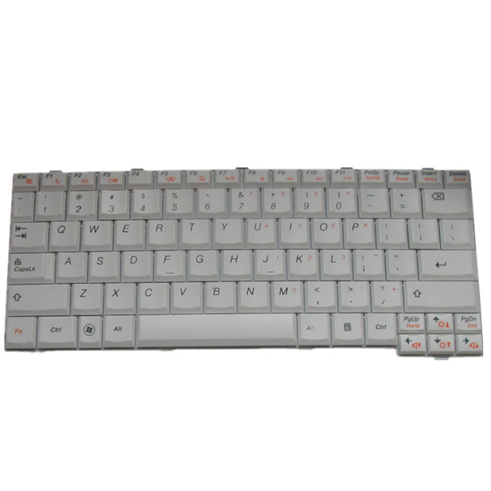 Clavier pour Lenovo K23 K26 Blanc Version US - Pièce de Remplacement Fluide